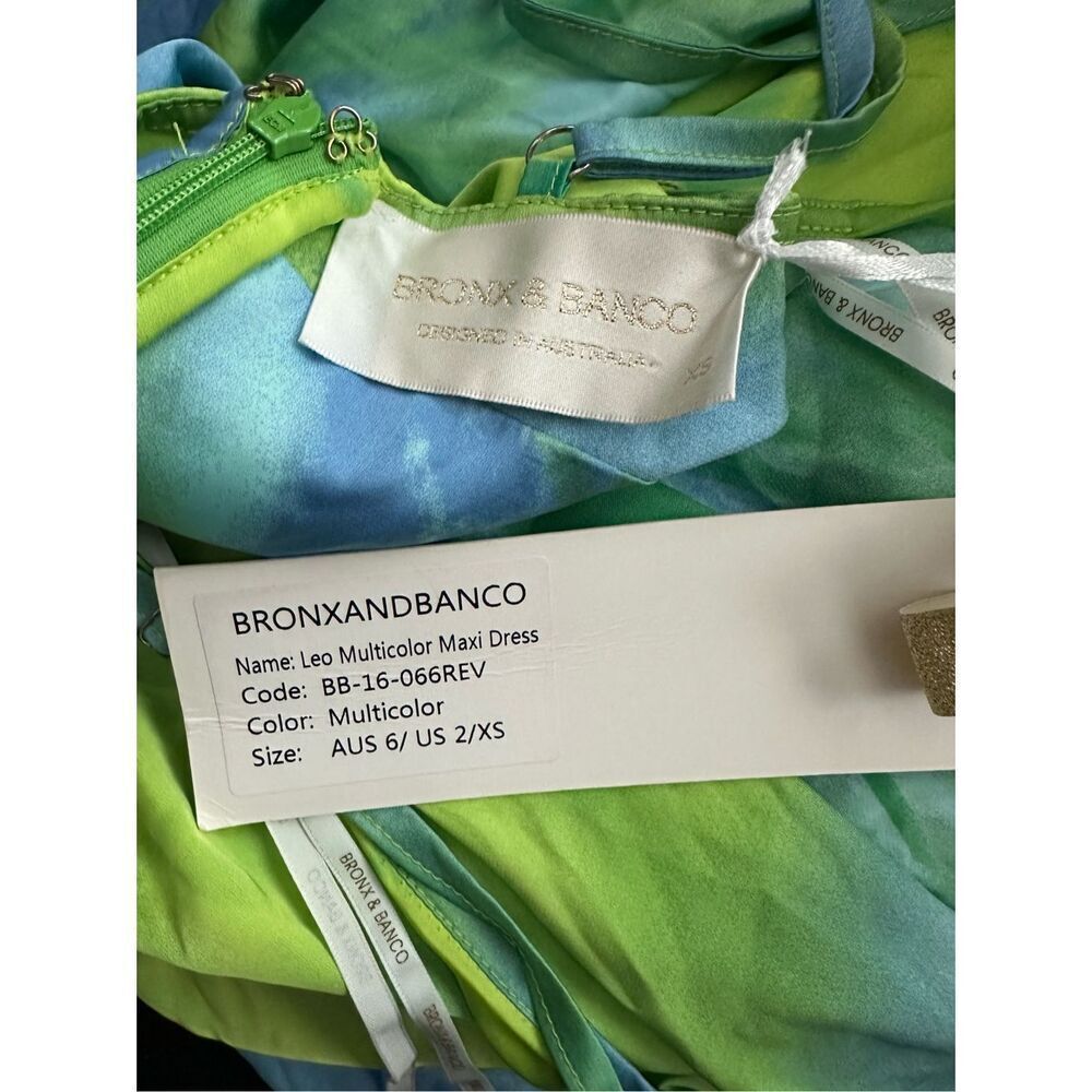 NWT Bronx and Banco x Revolve Leo Maxi Dress in Multicolor US 2 $680 - Picture 3 of 11